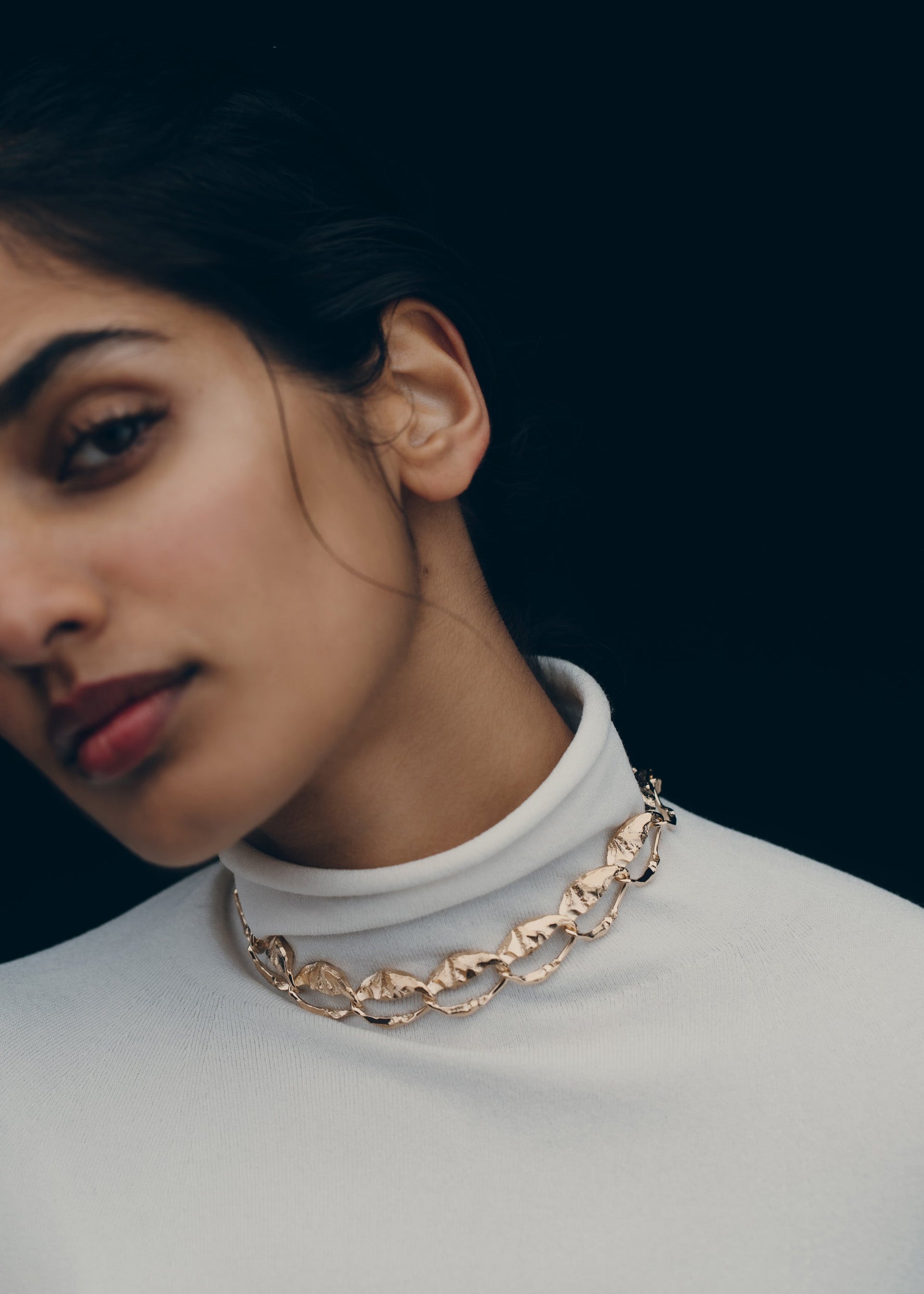 Cadena Eroz - chapada en oro de 24 quilates​