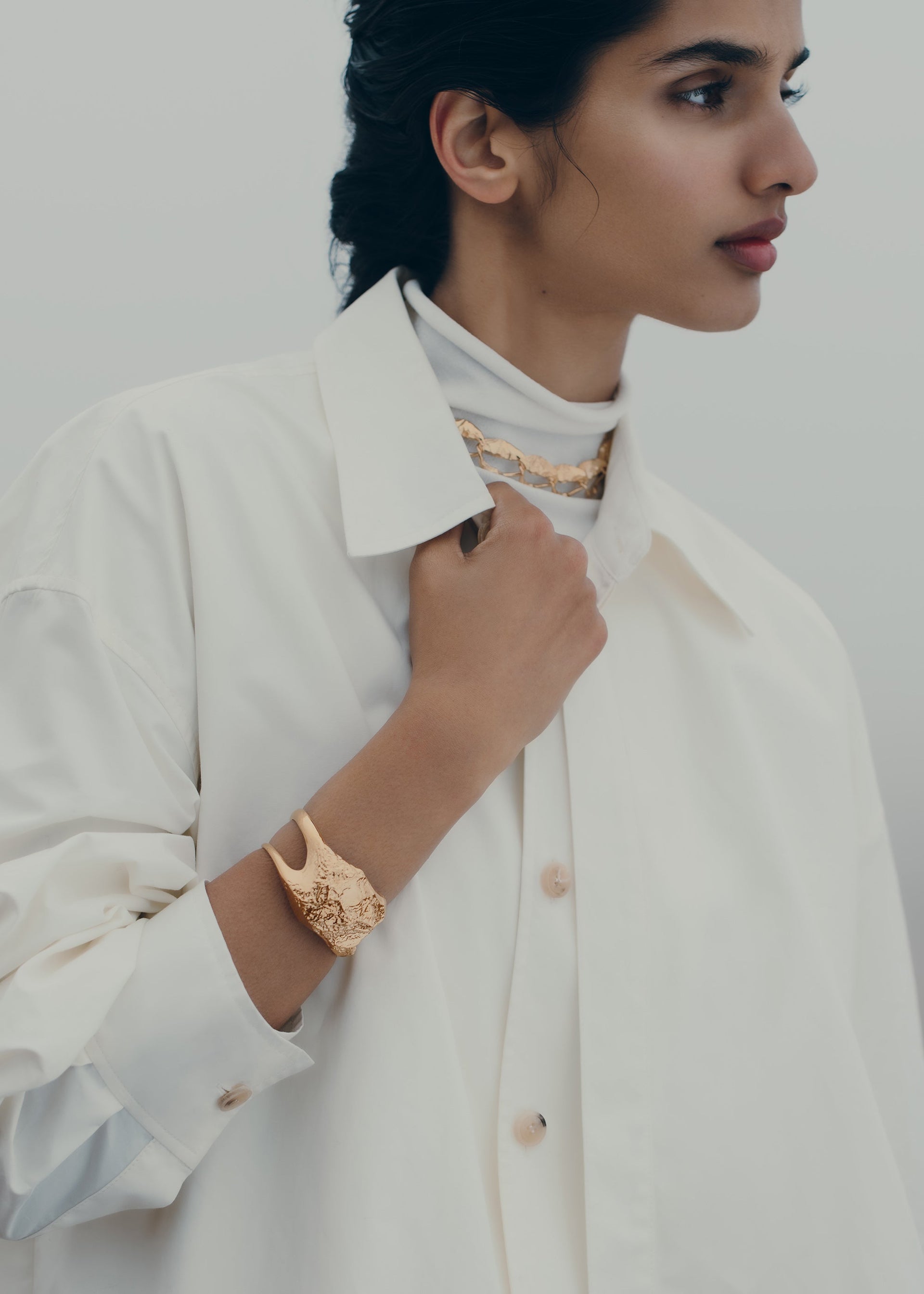 Brazalete Eroz - chapada en oro de 24 quilates​