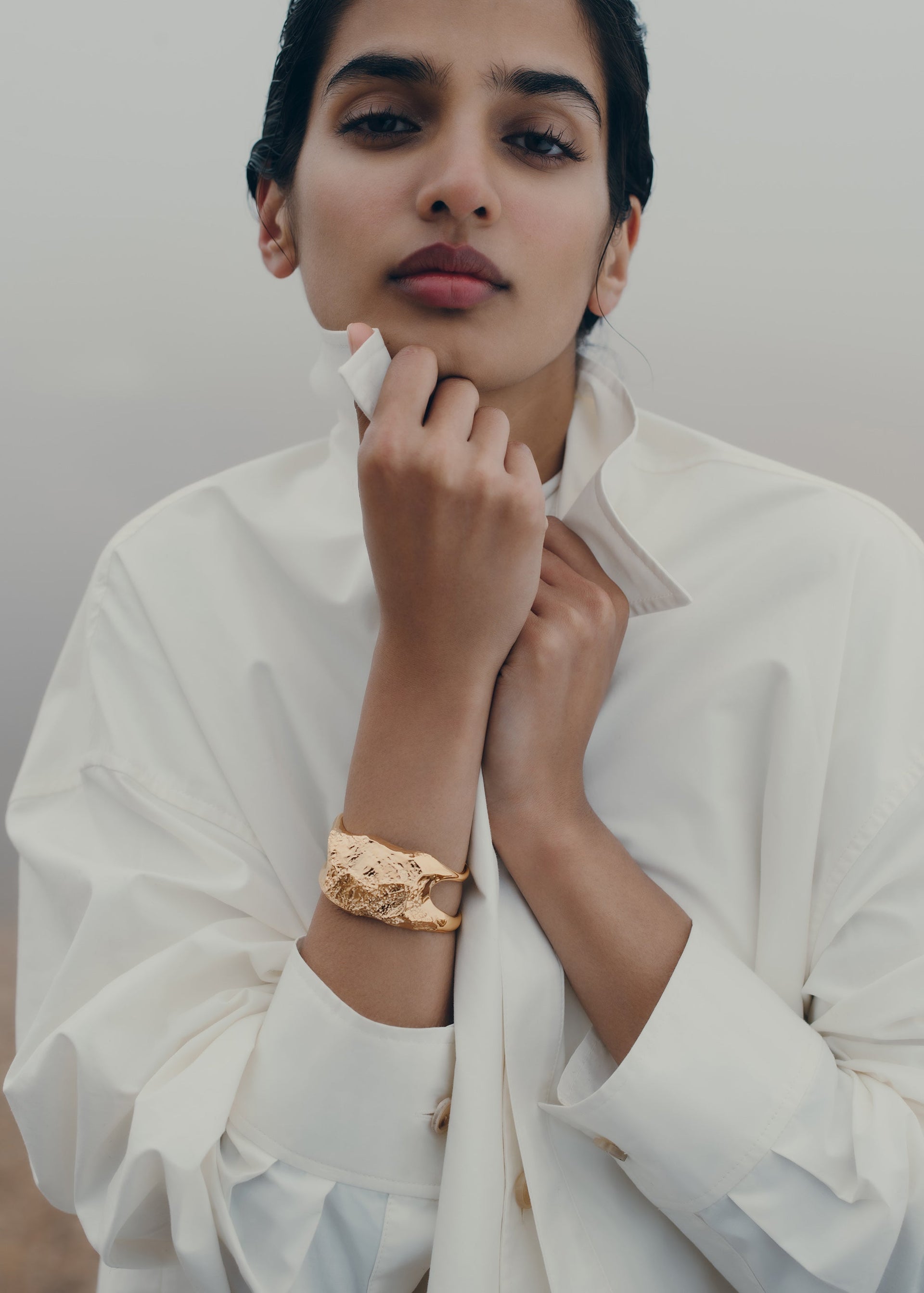 Brazalete Eroz - chapada en oro de 24 quilates​