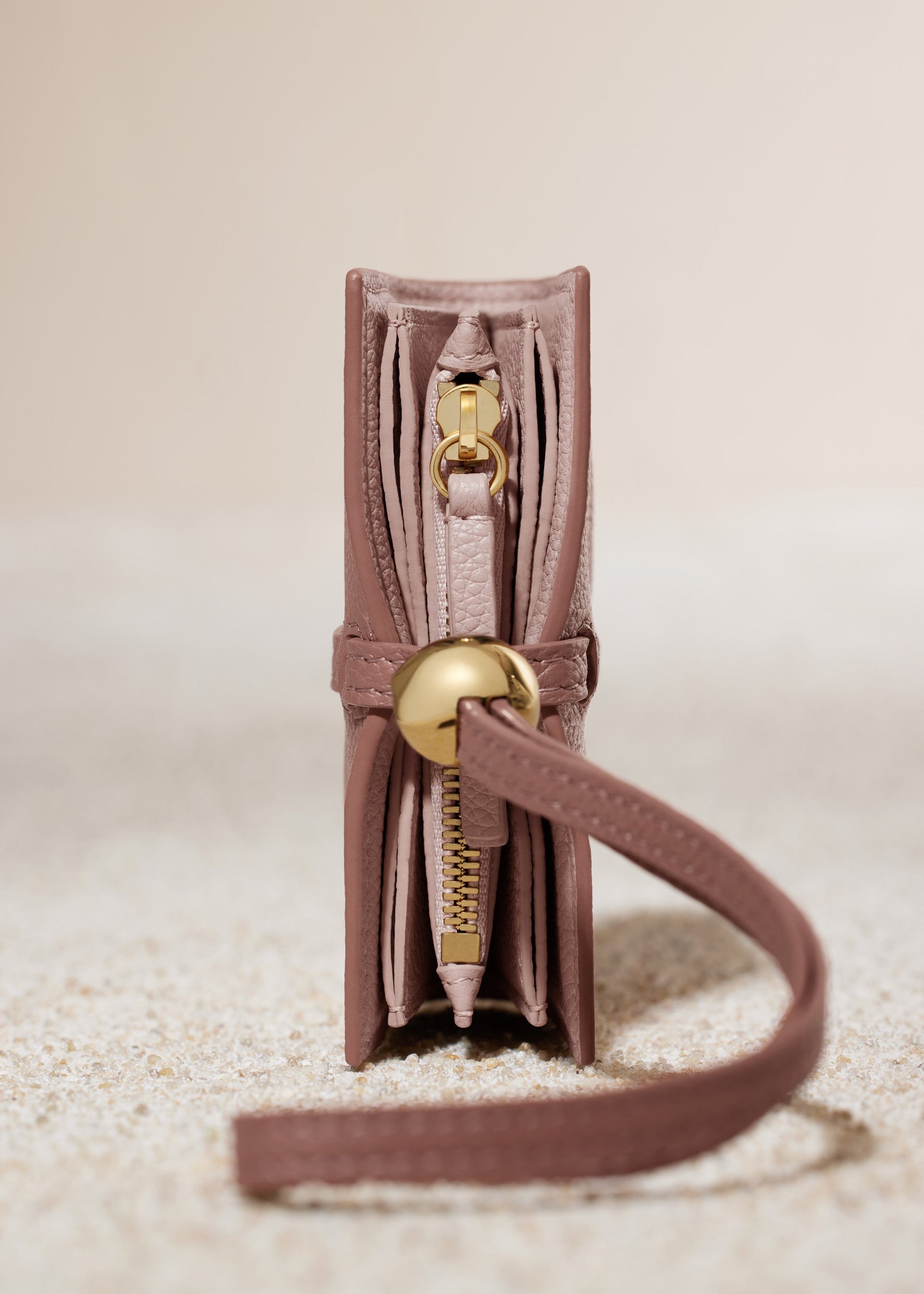 Tarjetero Kayé - Dúo Blush Grano