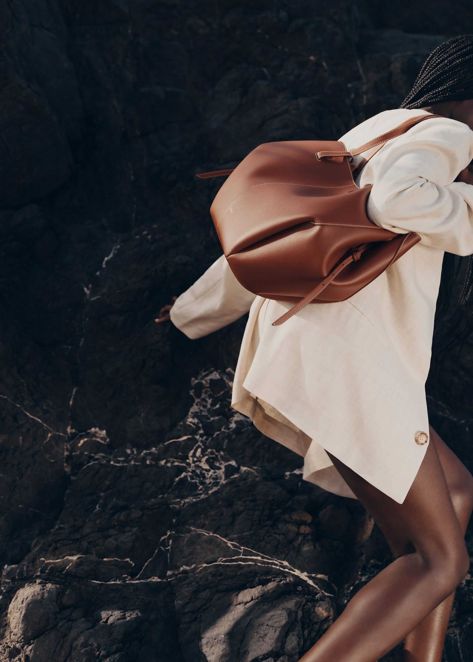 Cyme - Coñac Piel Granulada