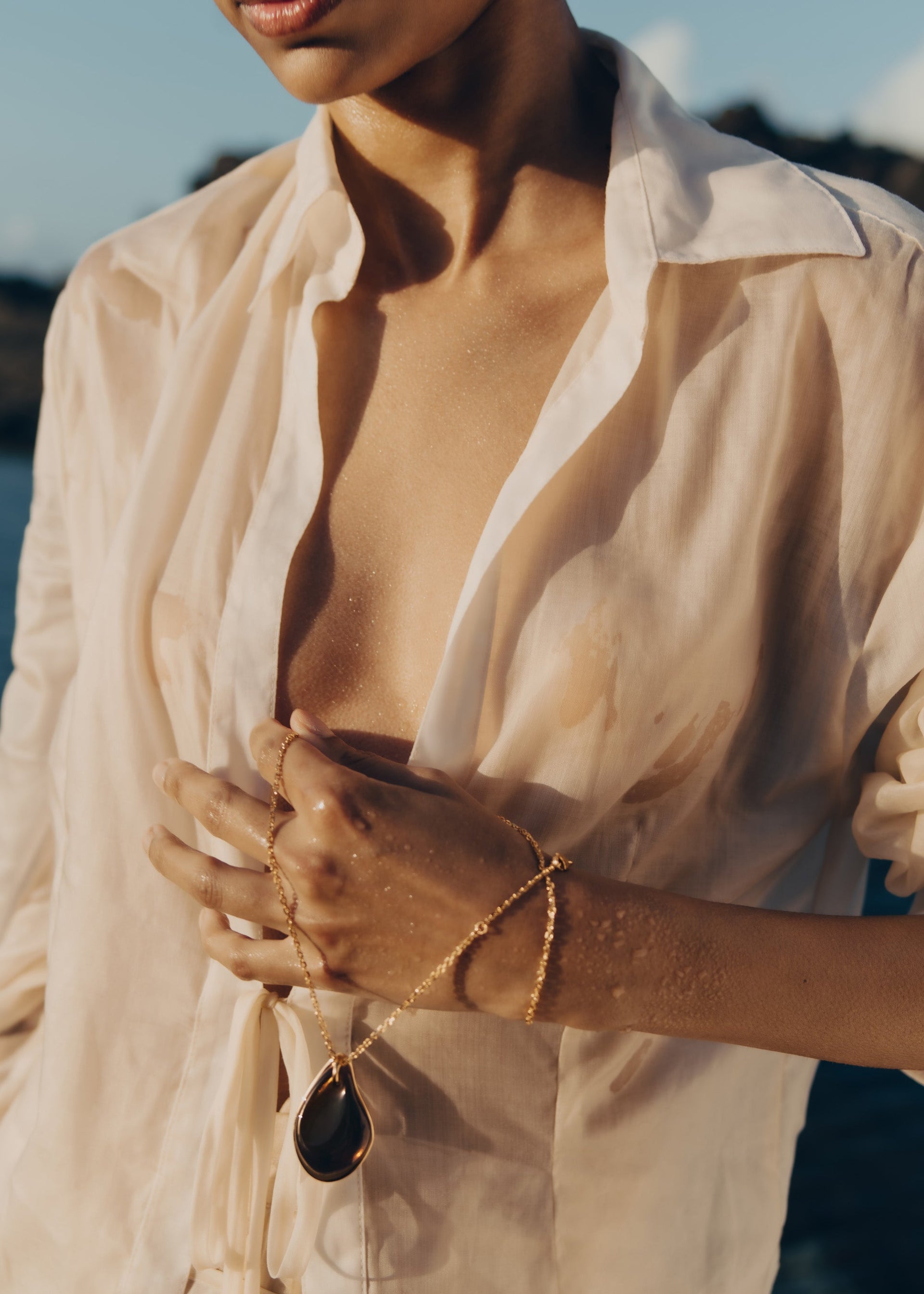 Colgante Naé - Vidrio Ahumado