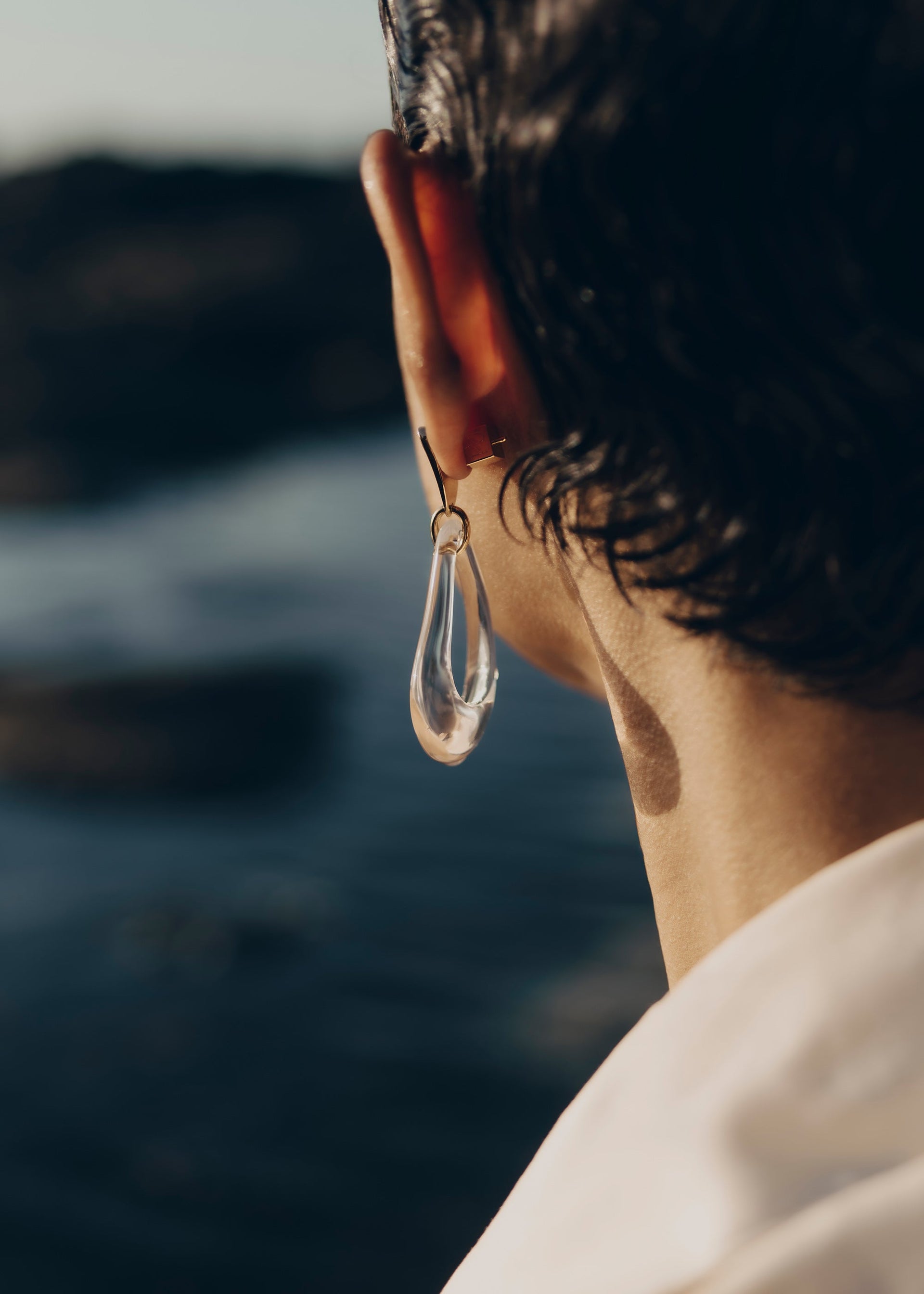 Pendientes largos Naé - Vidrio