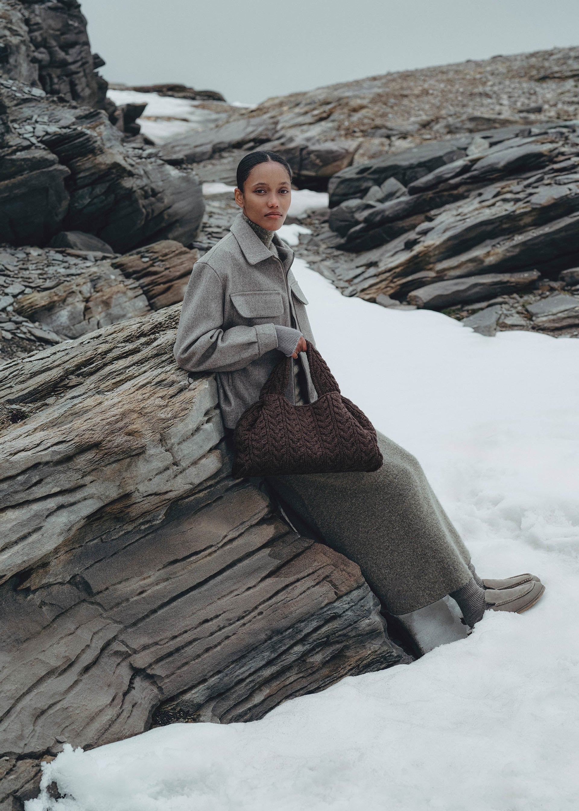 Numéro Neuf Large - Ébano Merino 