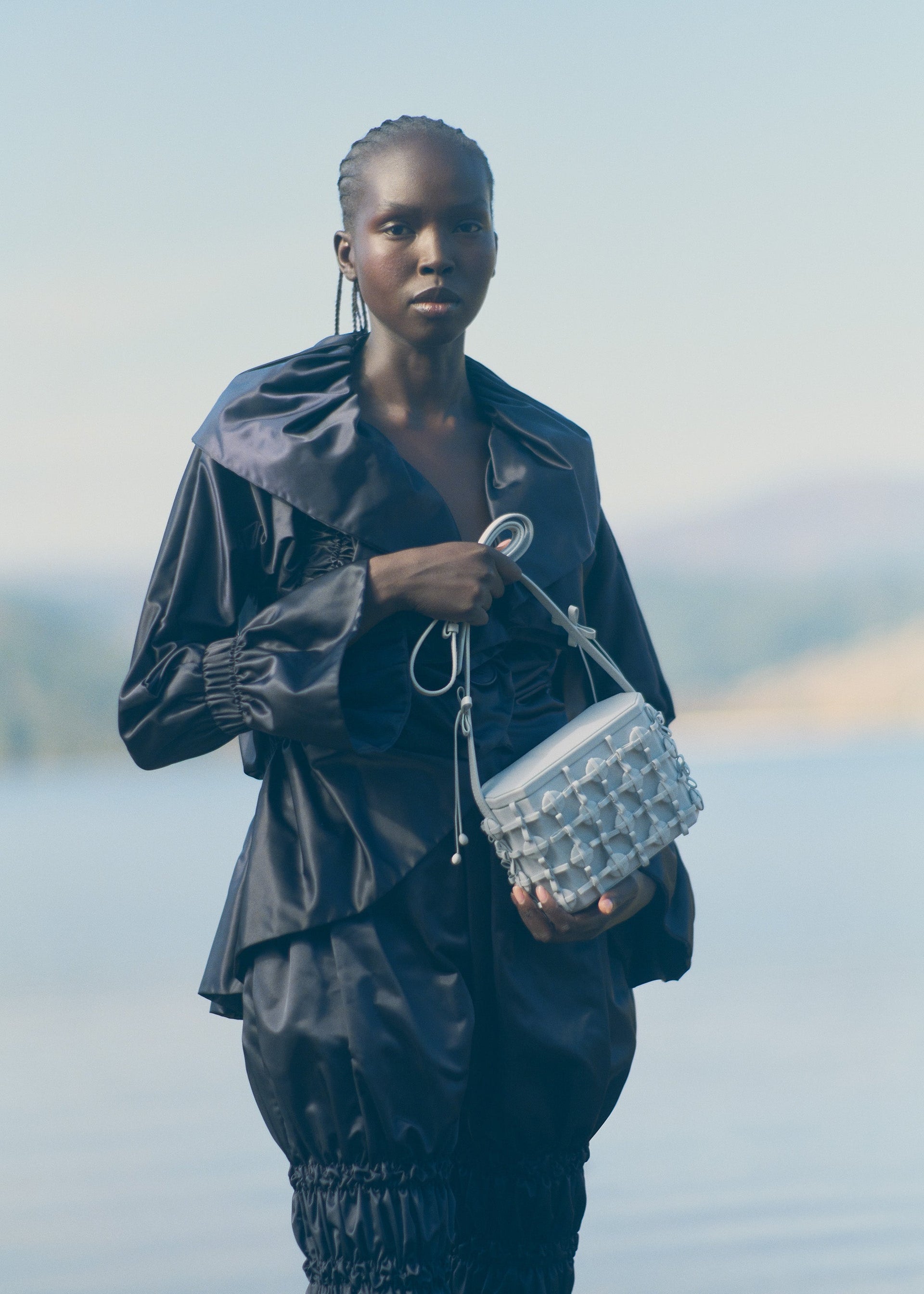 Button Bow Box - Nube