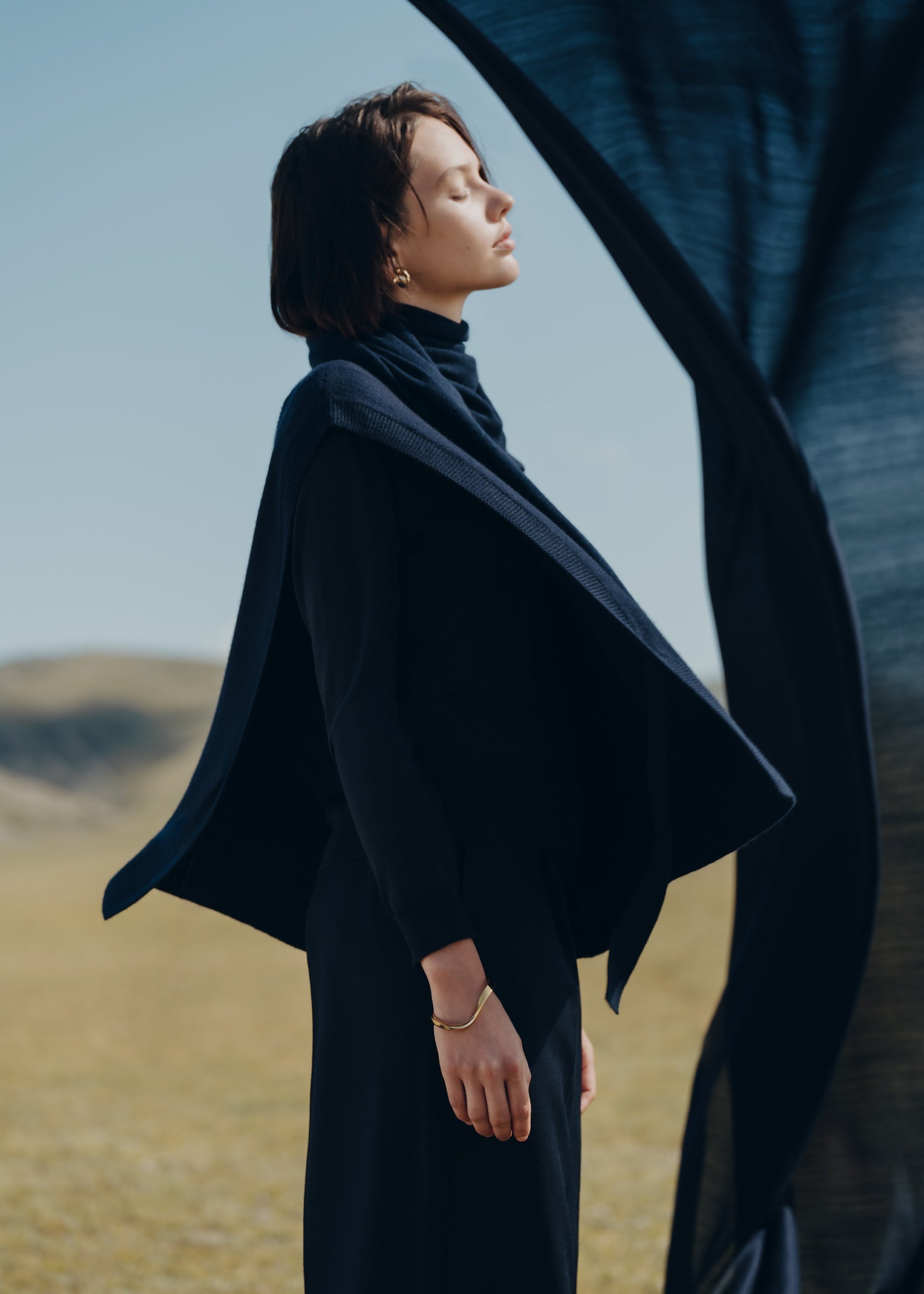 Pulsera Éole - chapada en oro de 24 quilates​