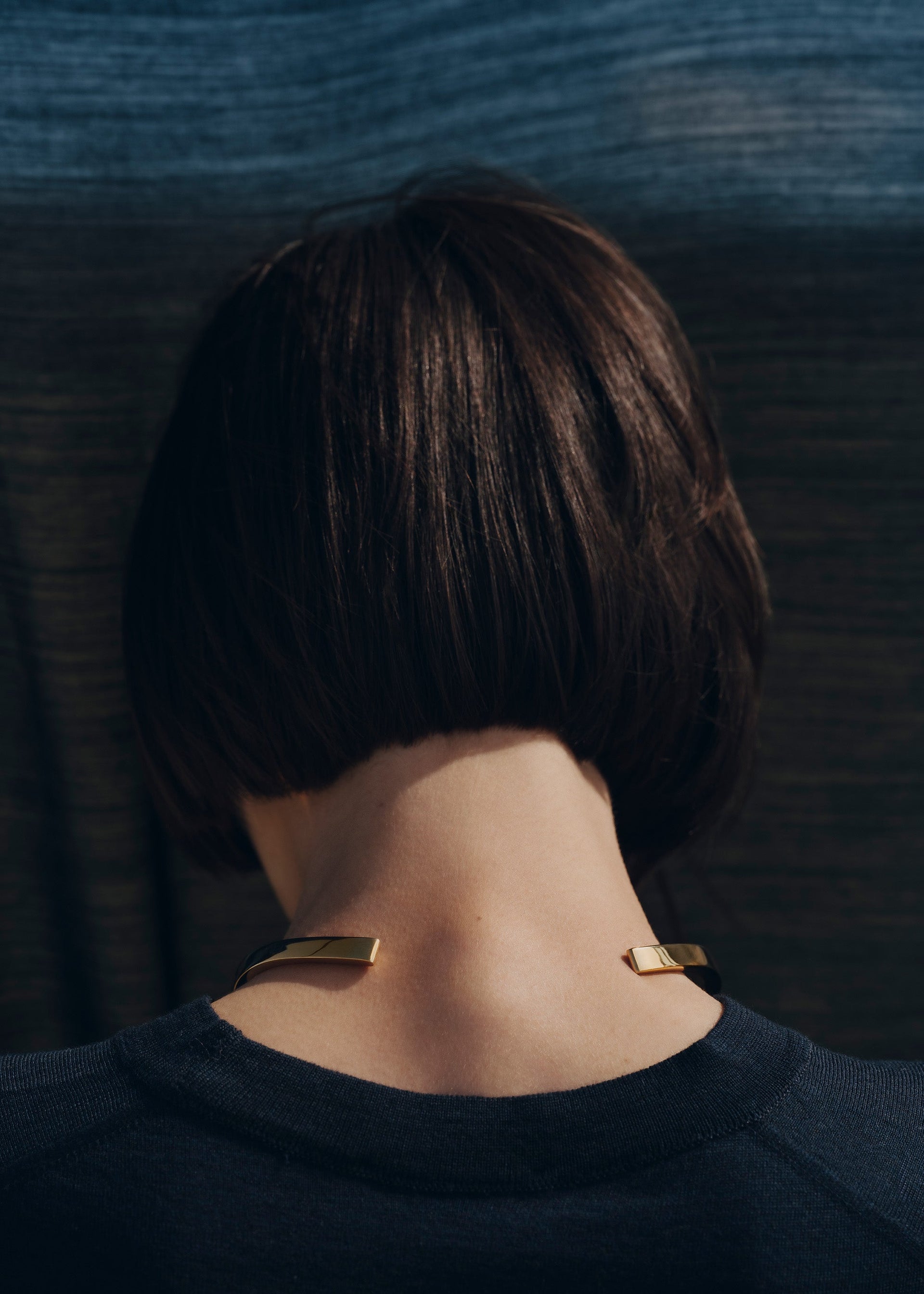 Collar Éole​ - chapada en oro de 24 quilates​