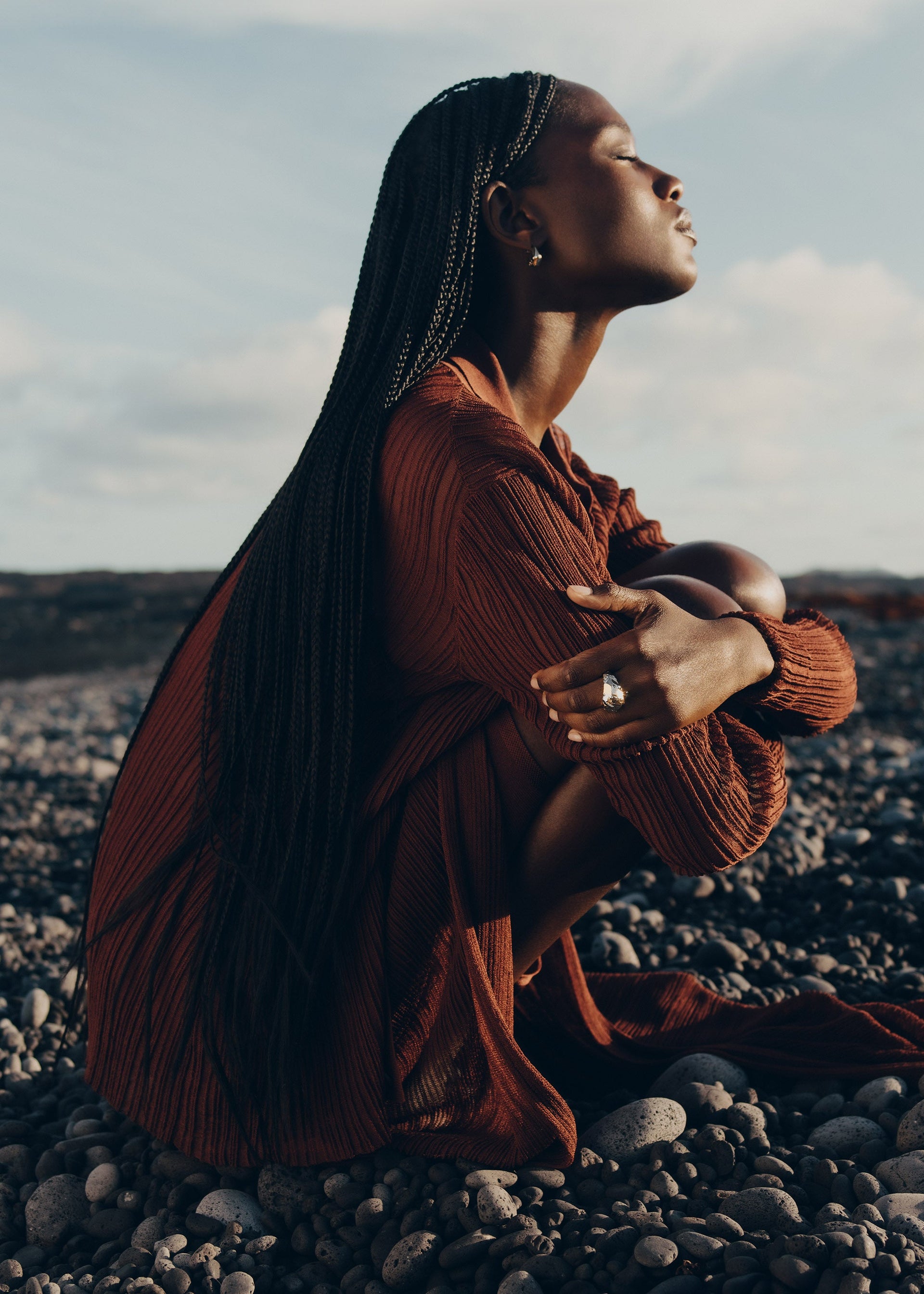 Anillo Eroz - Dúo en paladio y oro de 24 quilates​