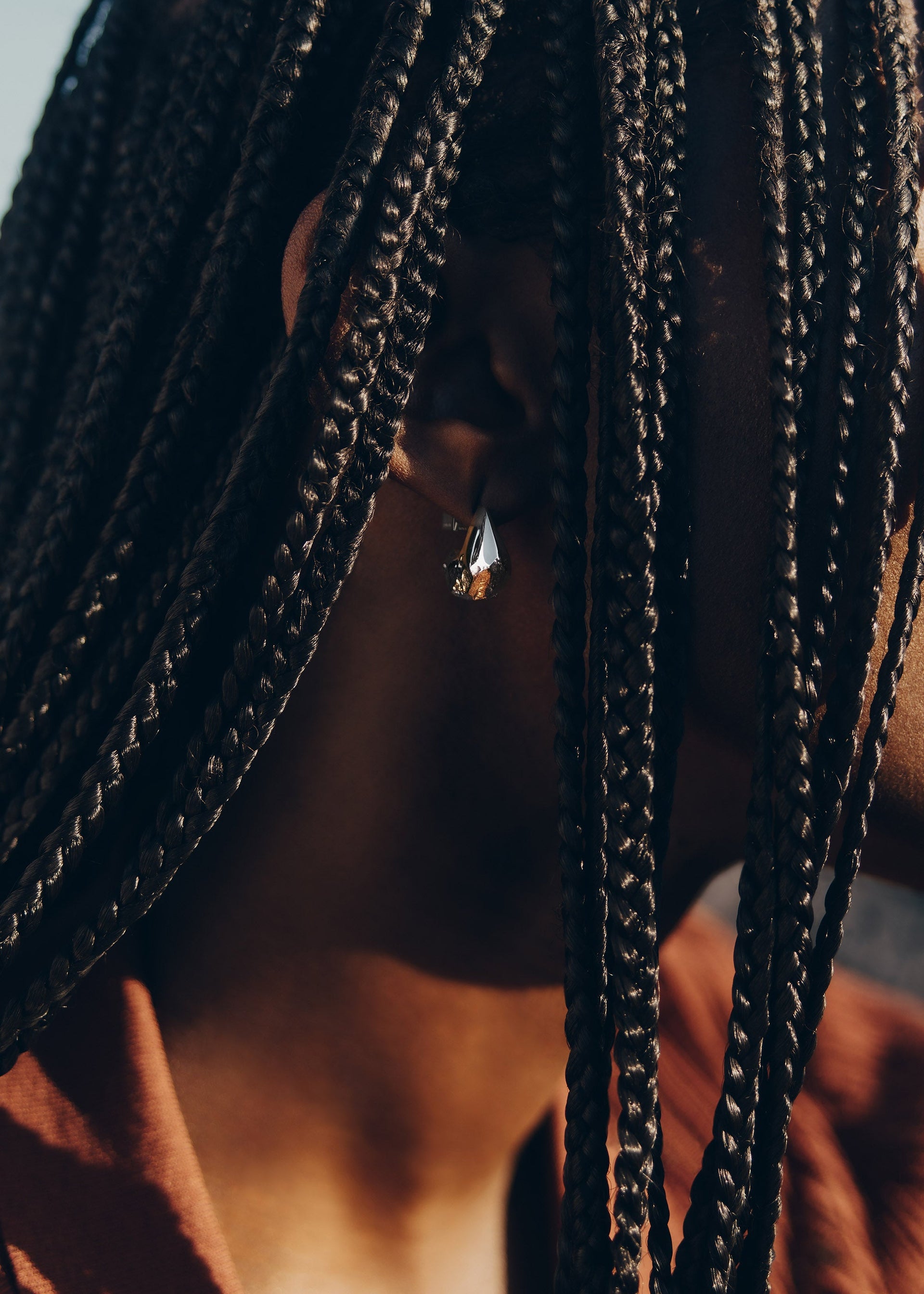 Pendientes Eroz​ - Dúo en paladio y oro de 24 quilates​