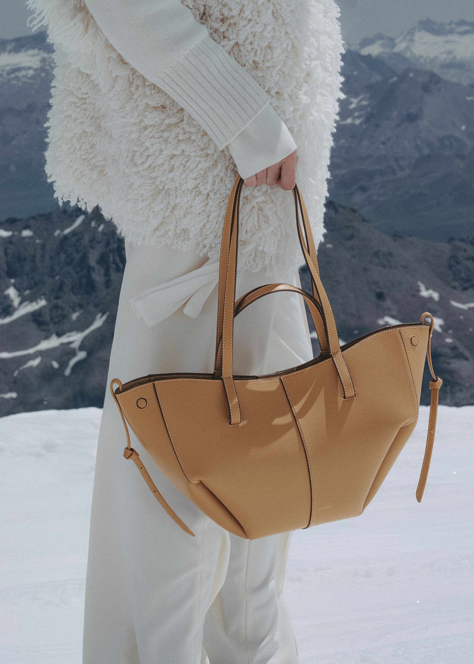 Polène | Bag - Cyme Mini - Textured Ocher – Polène ES