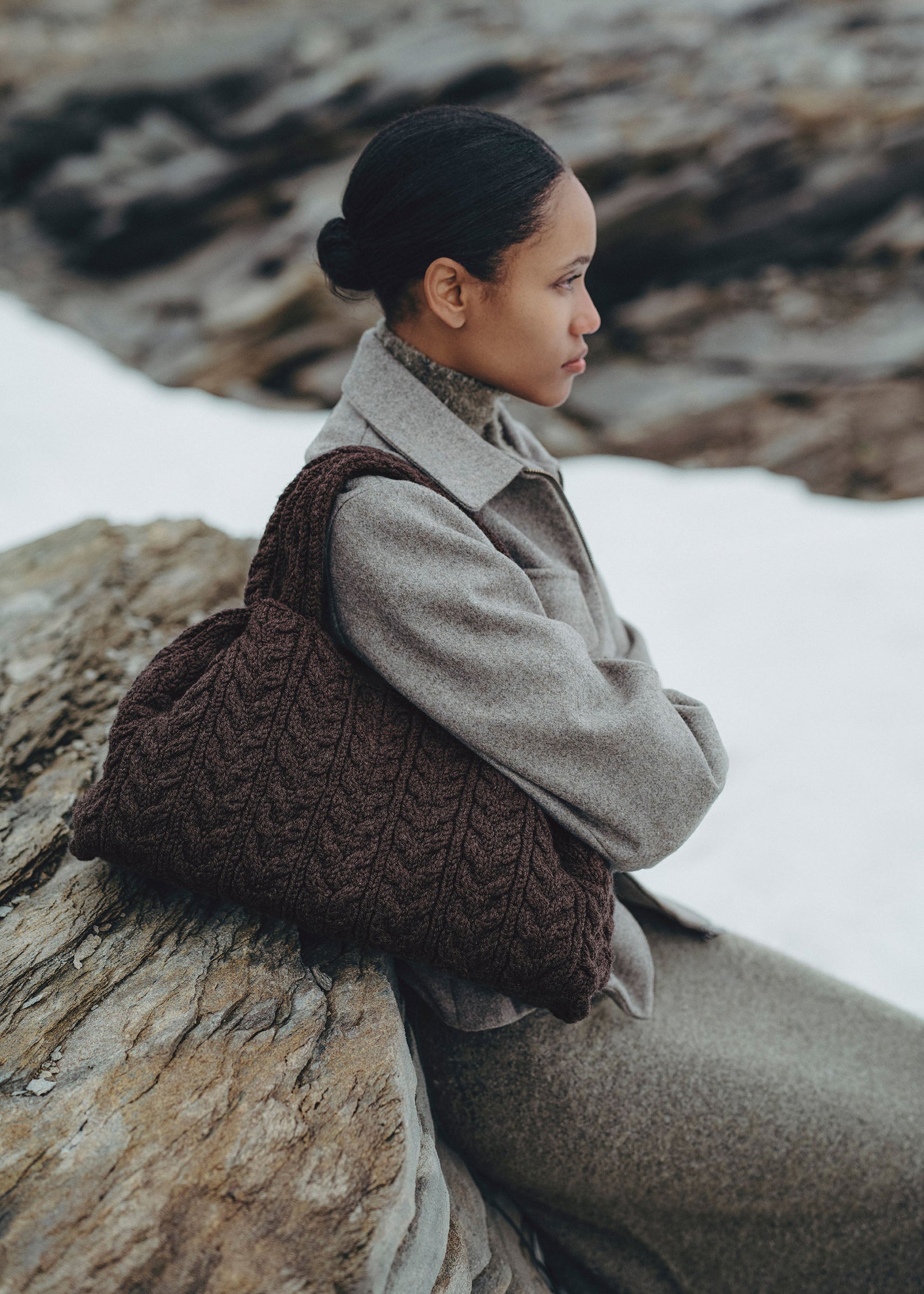 Numéro Neuf Large - Ébano Merino 