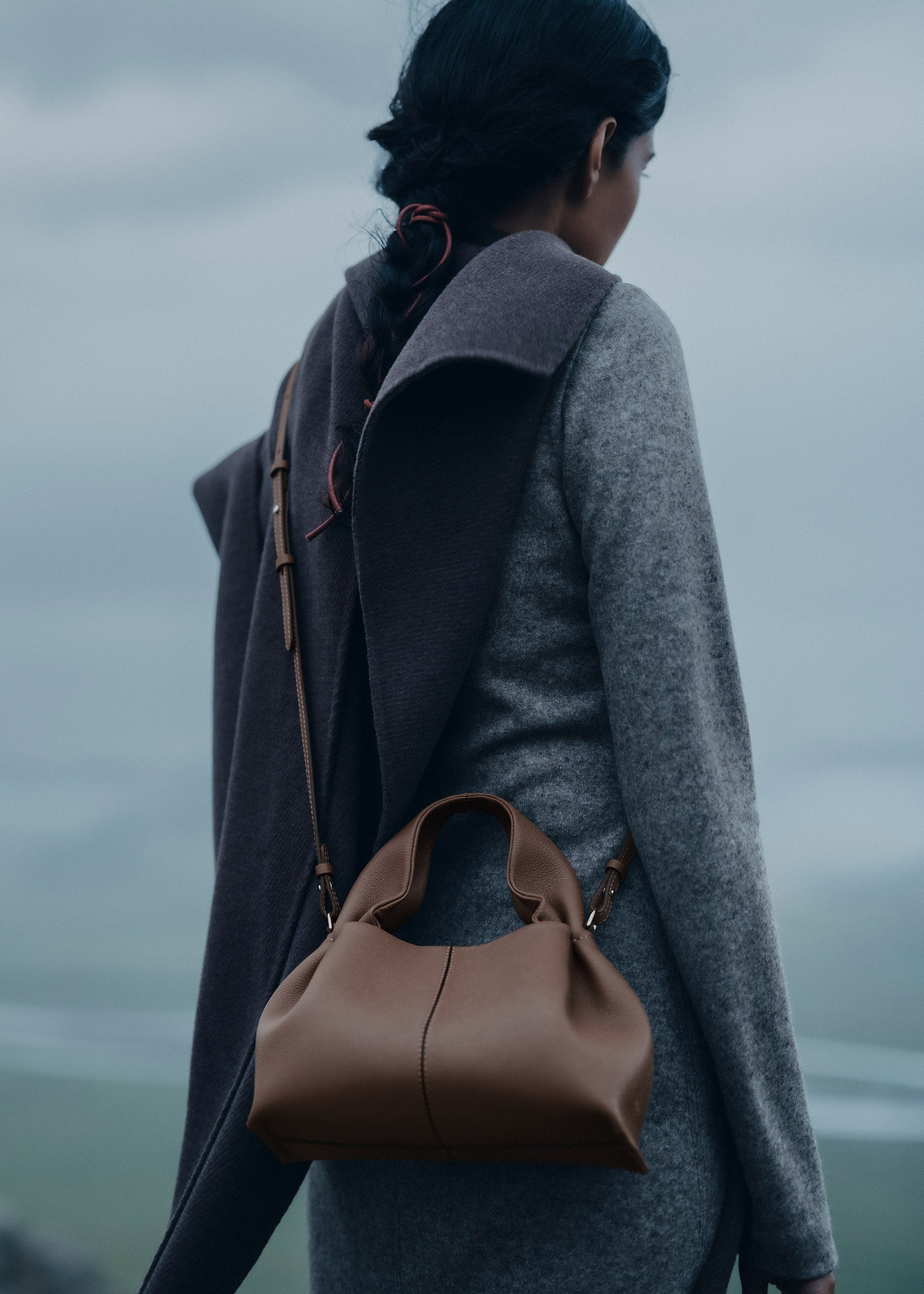 Polène | Bag - Numéro Neuf Mini - Textured Root – Polène ES