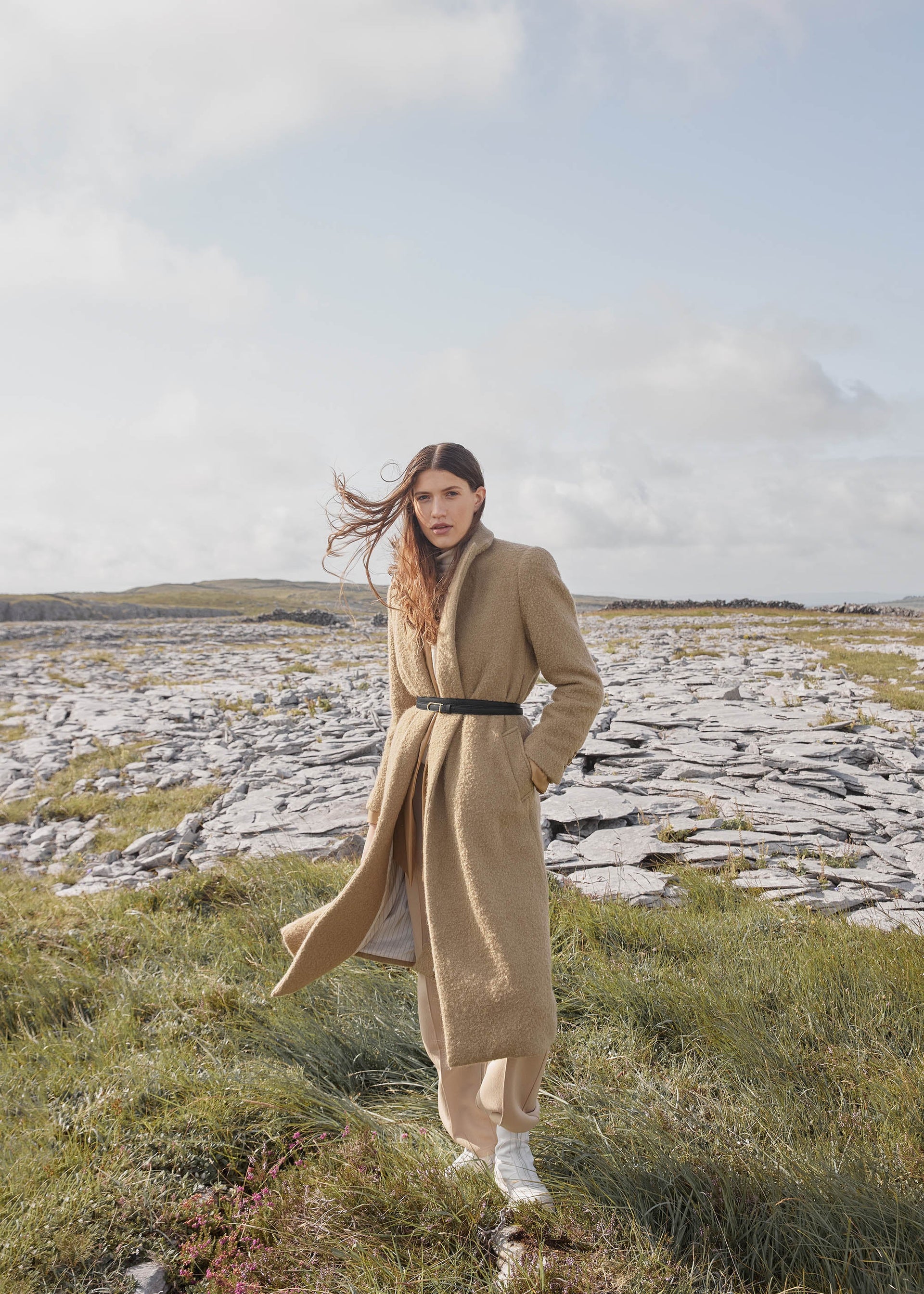 Cinturón Fino Umi - Negro Grano