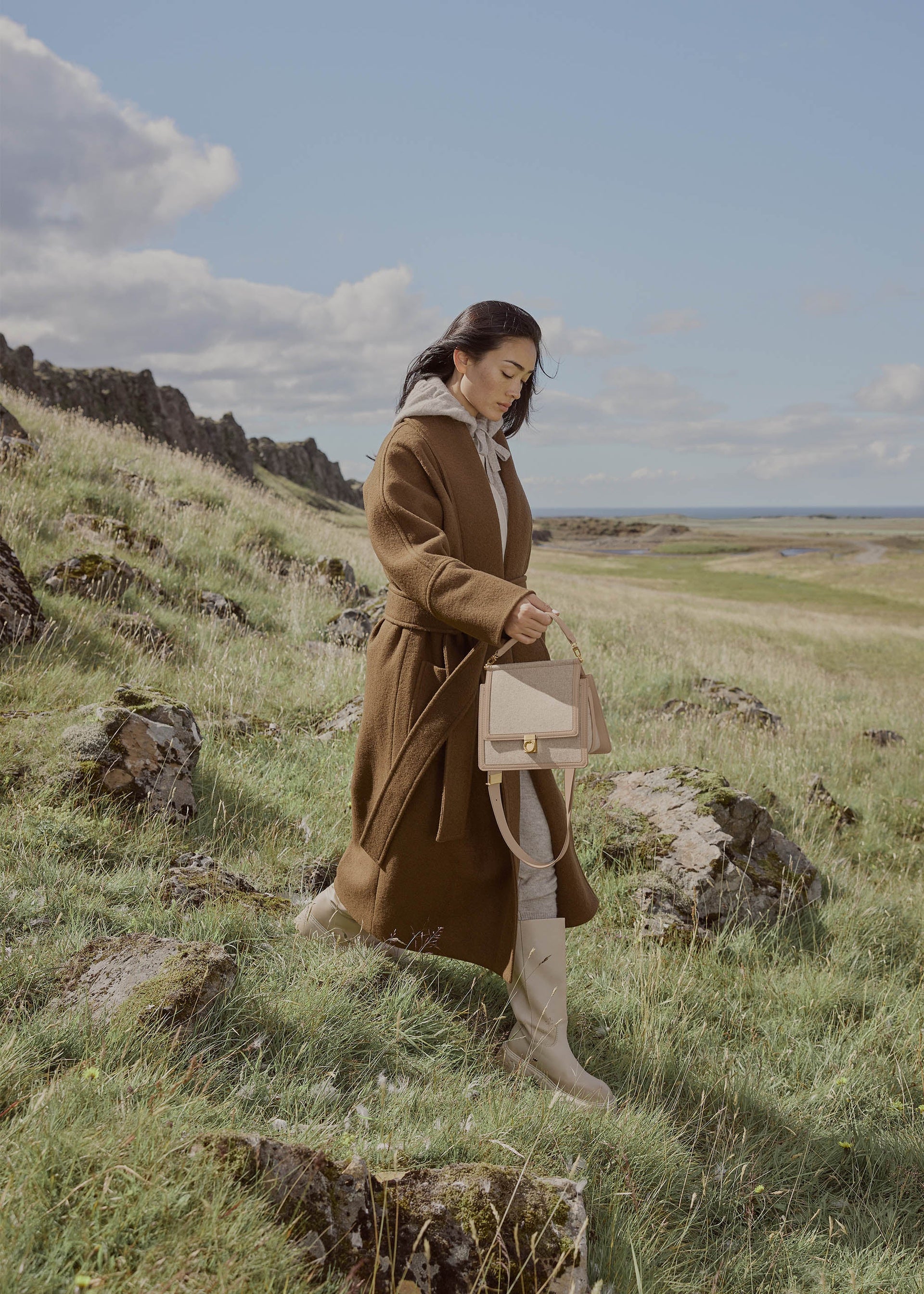 Numéro Sept - Tejido Dúo Gris Topo