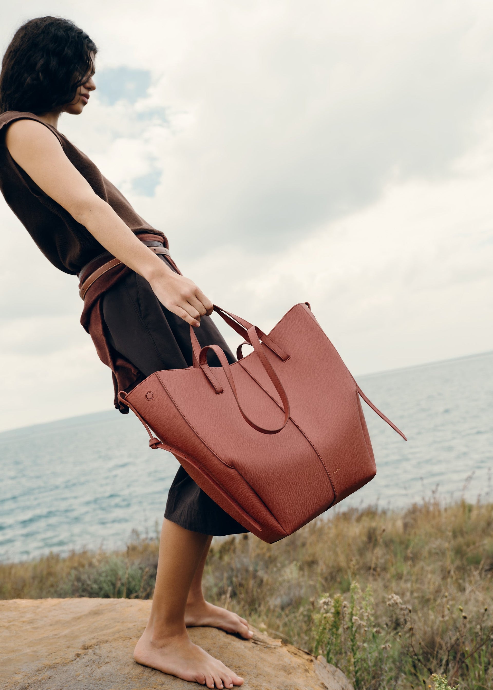 Cyme Tote - Terracota Piel Granulada
