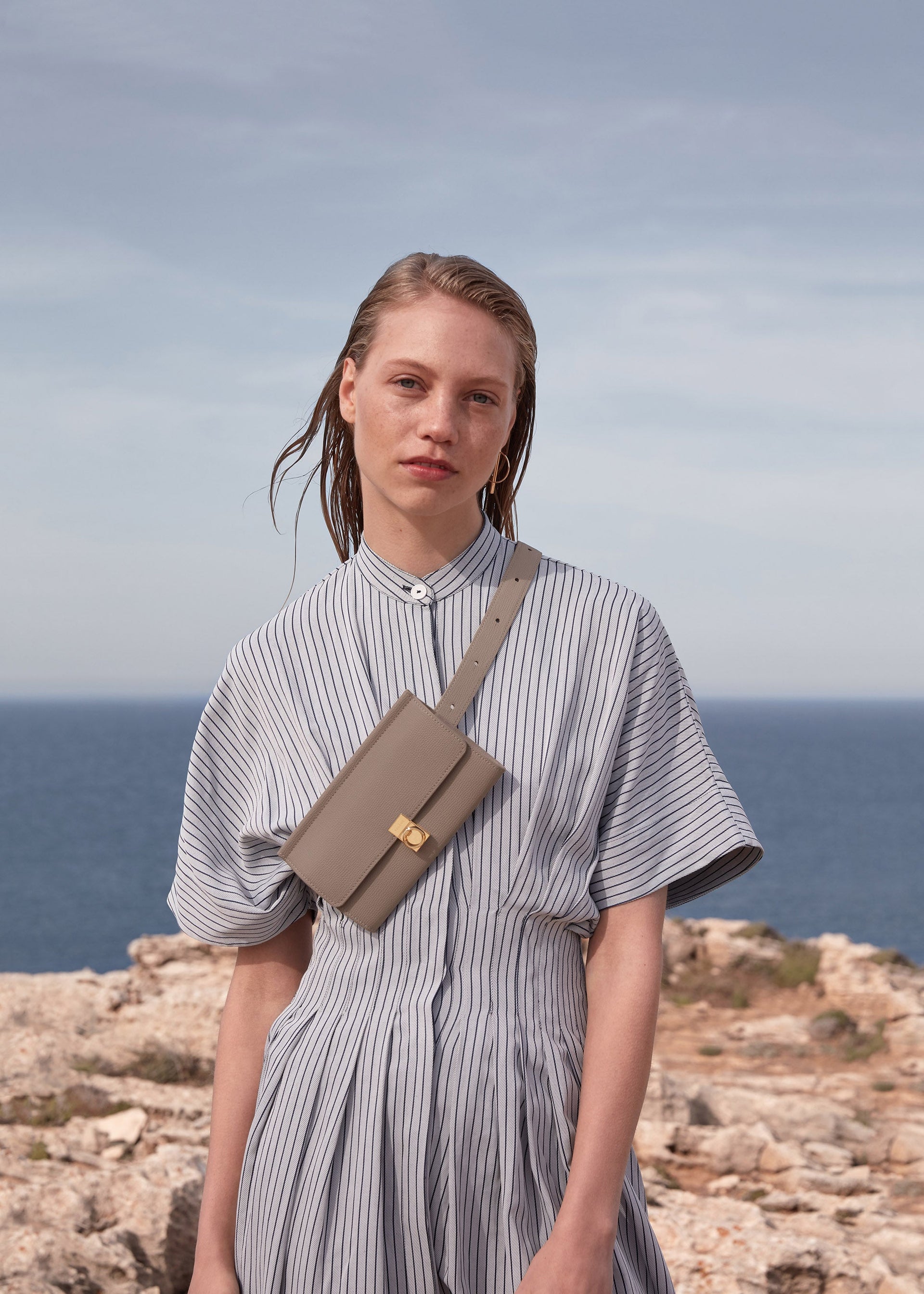 Riñonera Numéro Sept - Gris Topo Grano