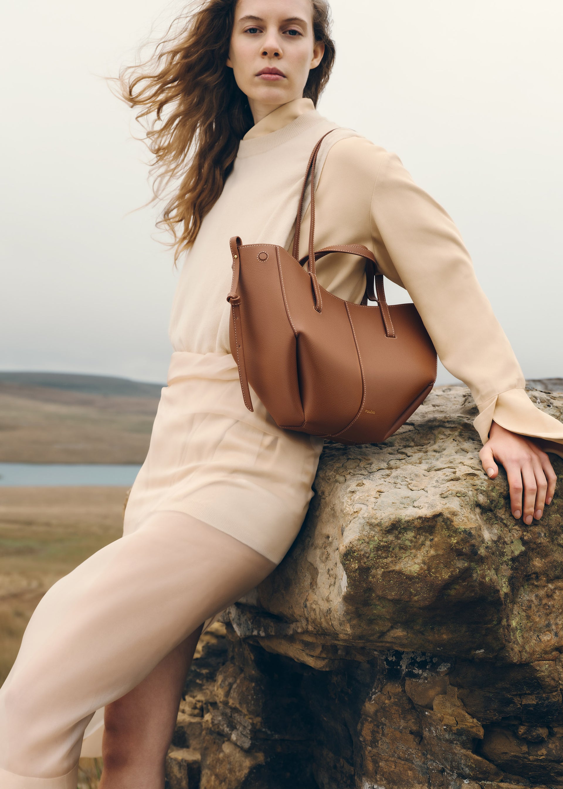 Cyme Mini - Camel Piel Granulada