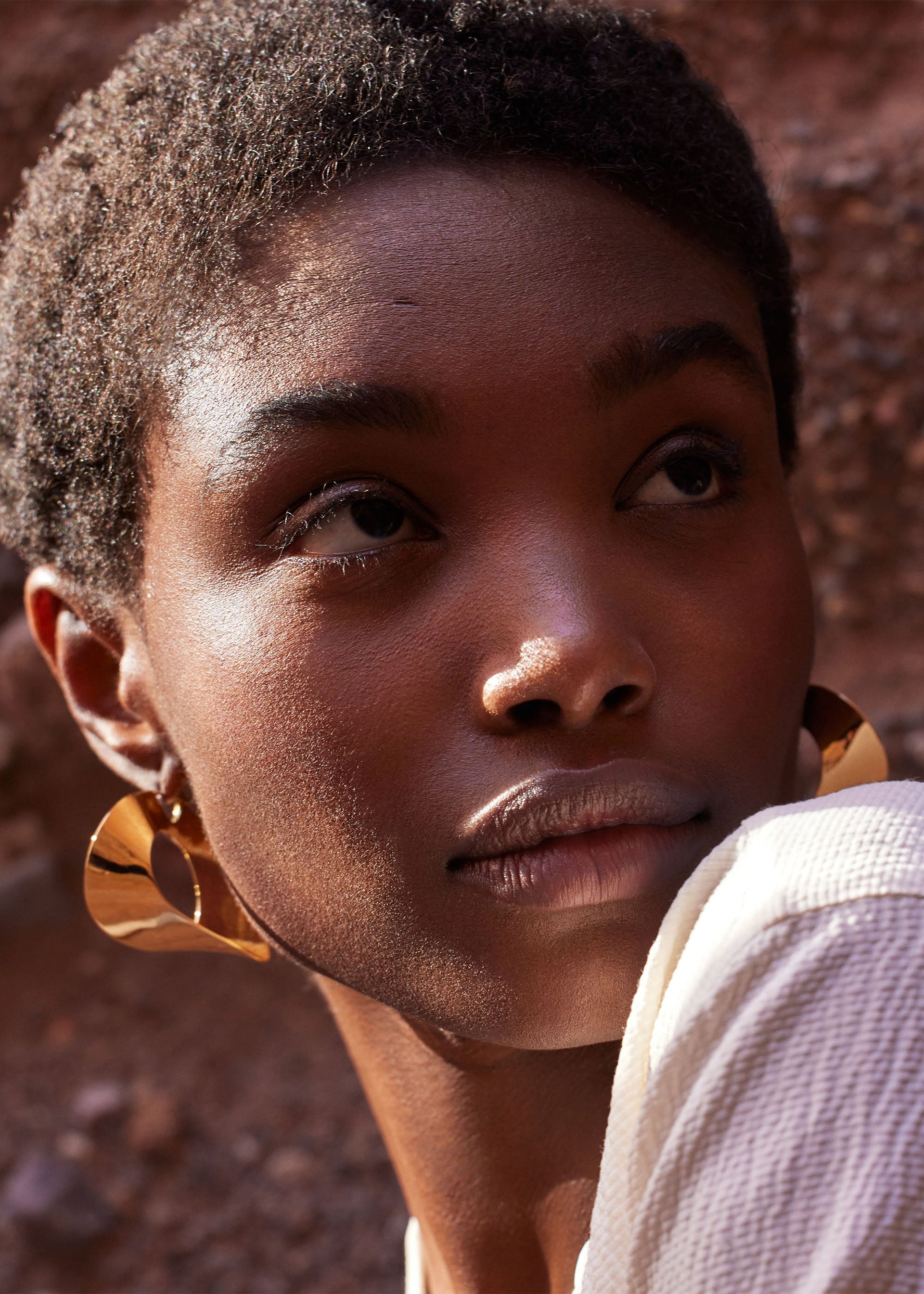 Aros Éole​ - Bañada en oro de 24 quilates​