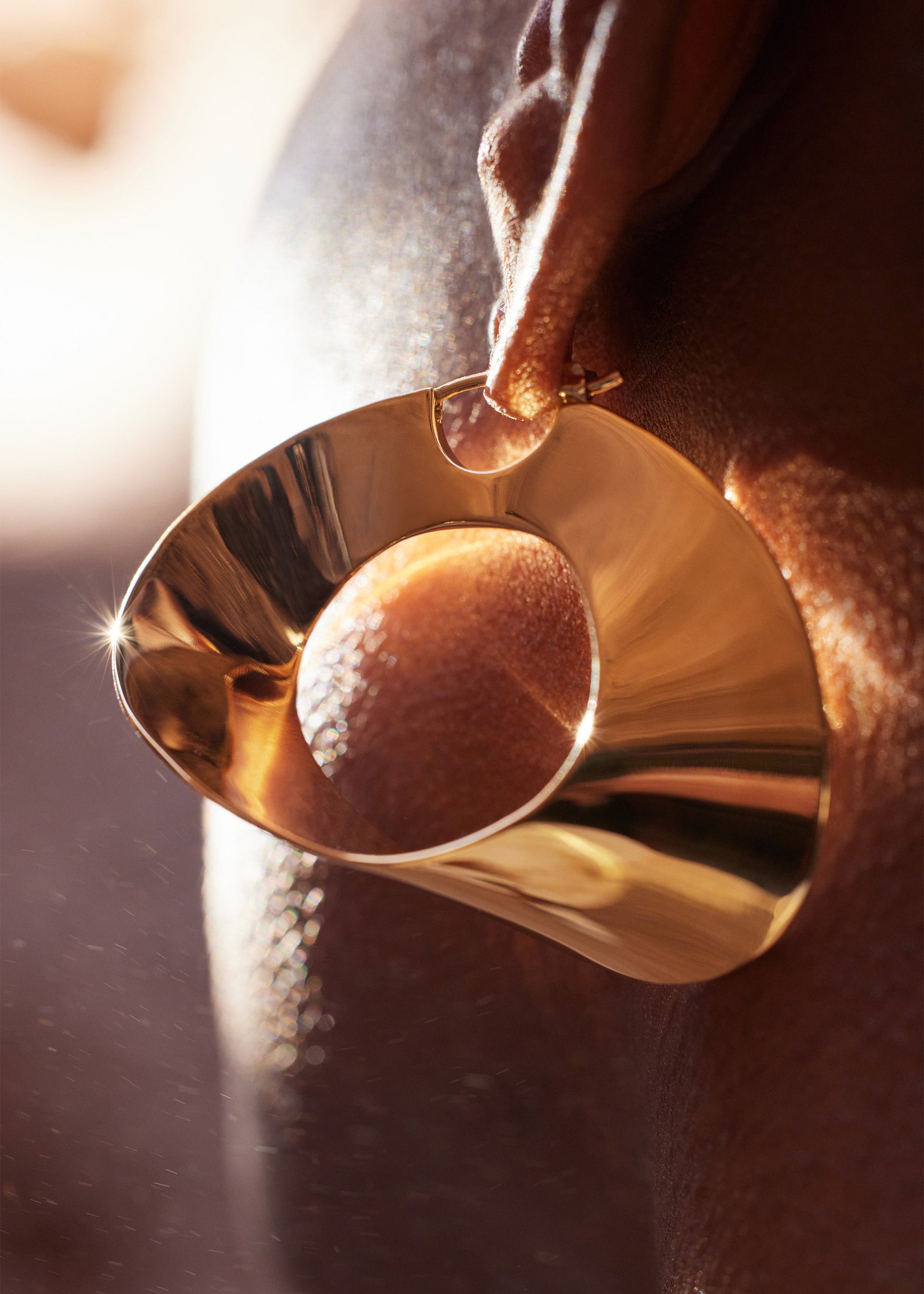 Aros Éole​ - Bañada en oro de 24 quilates​