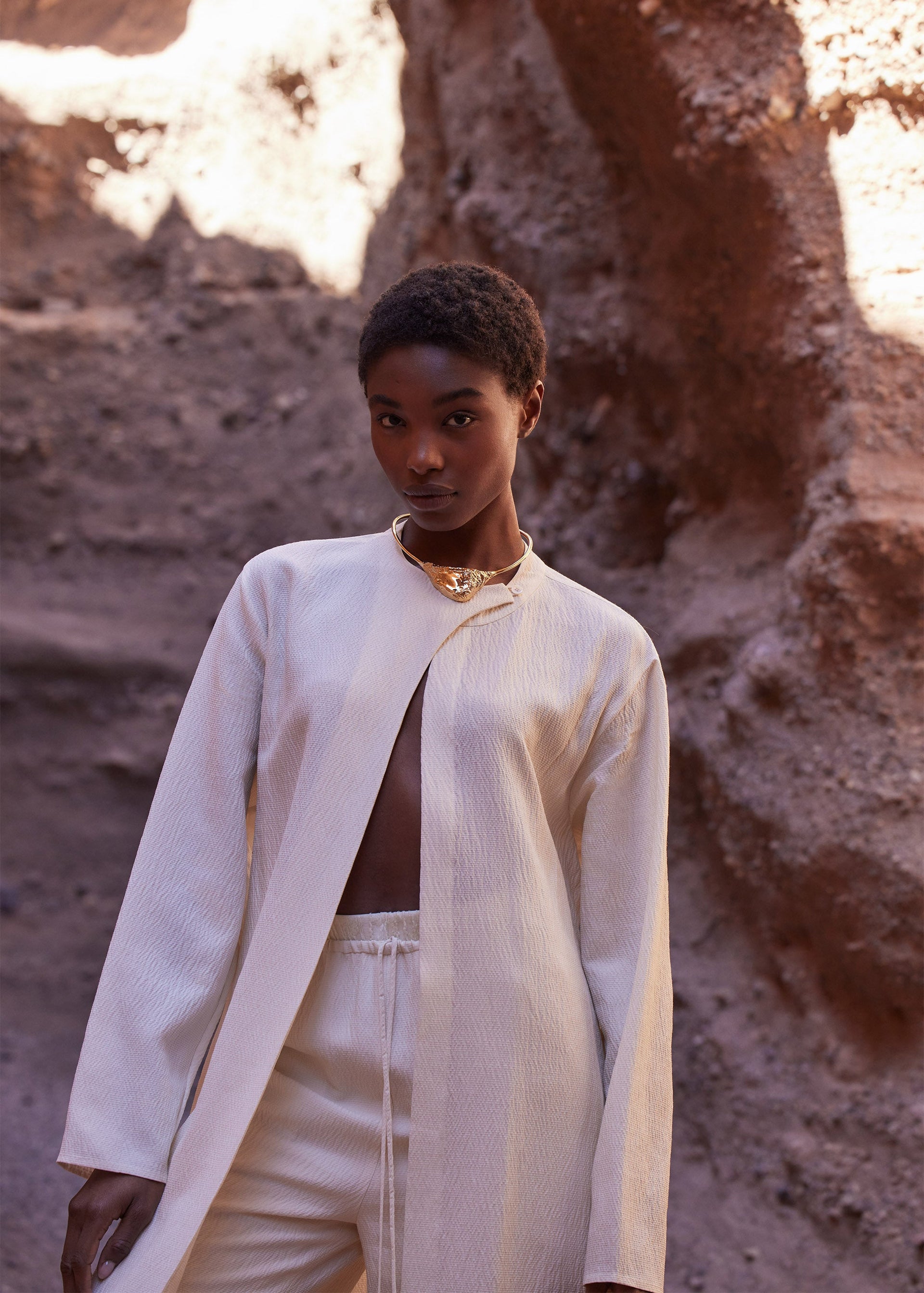 Collar Eroz - chapada en oro de 24 quilates​