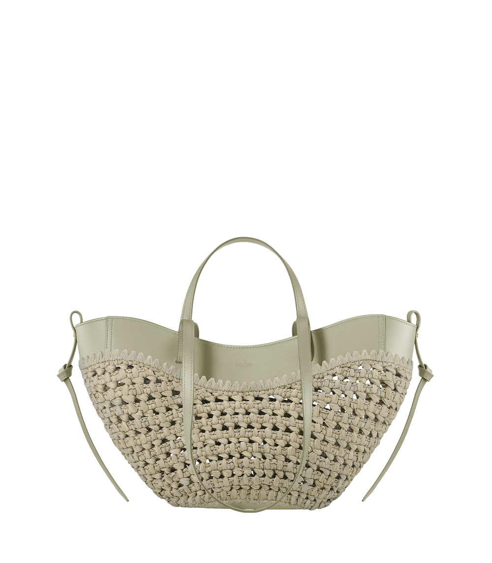 Polène | Bag - Cyme Mini - Raffia Laurel – Polène ES