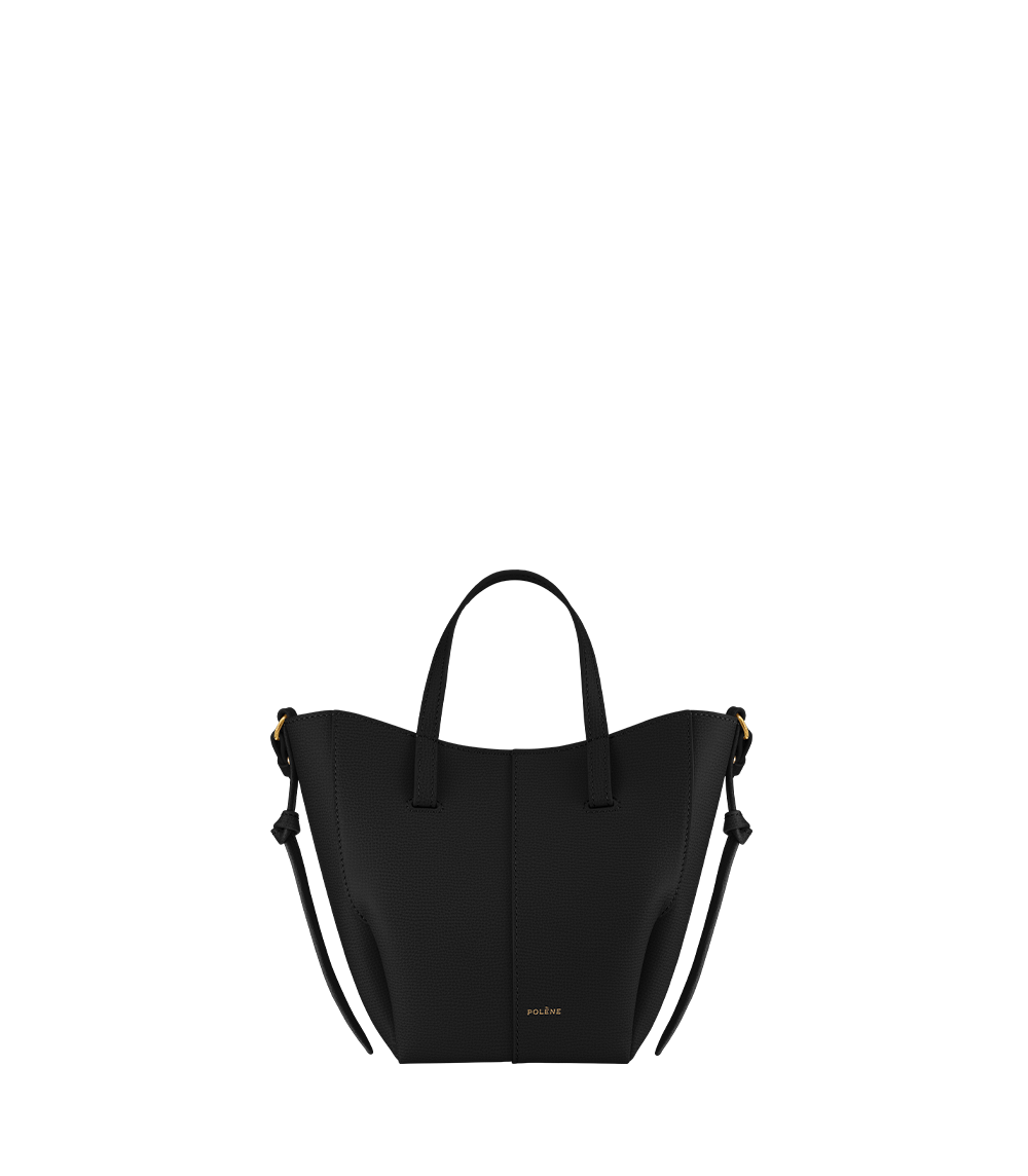 Cyme Tote Nano - Negro Piel Granulada